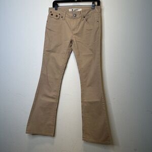 Gap Vintage Y2K Women's Size 6 Khaki Low Rise Flare Leg Stretch Painter‎ Pants